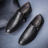 Men's Casual Leather Shoes Comfortable Slip-On Design for Business and Everyday Wear